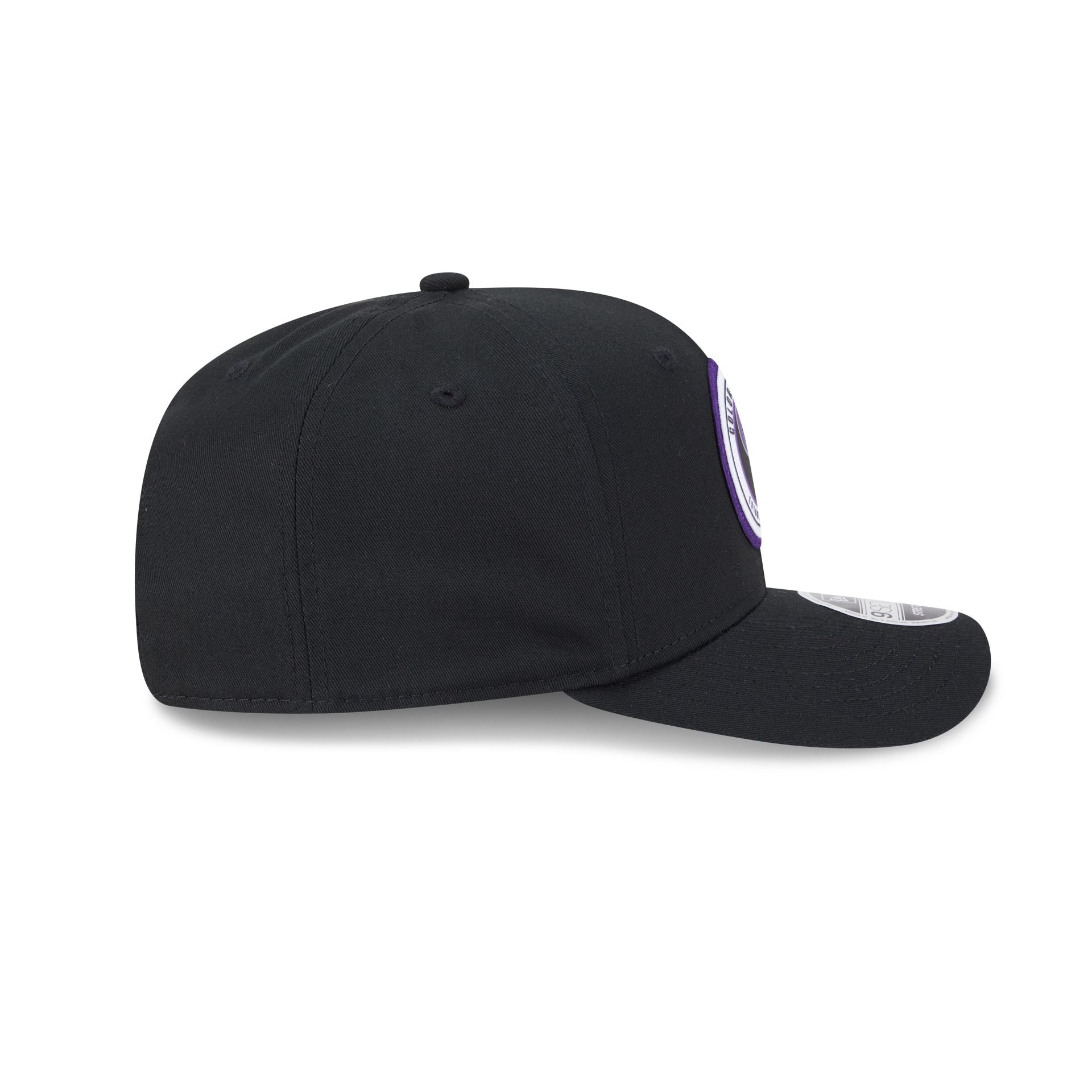 Colorado Rockies Circle Patch 9SEVENTY Stretch-Snap Hat
