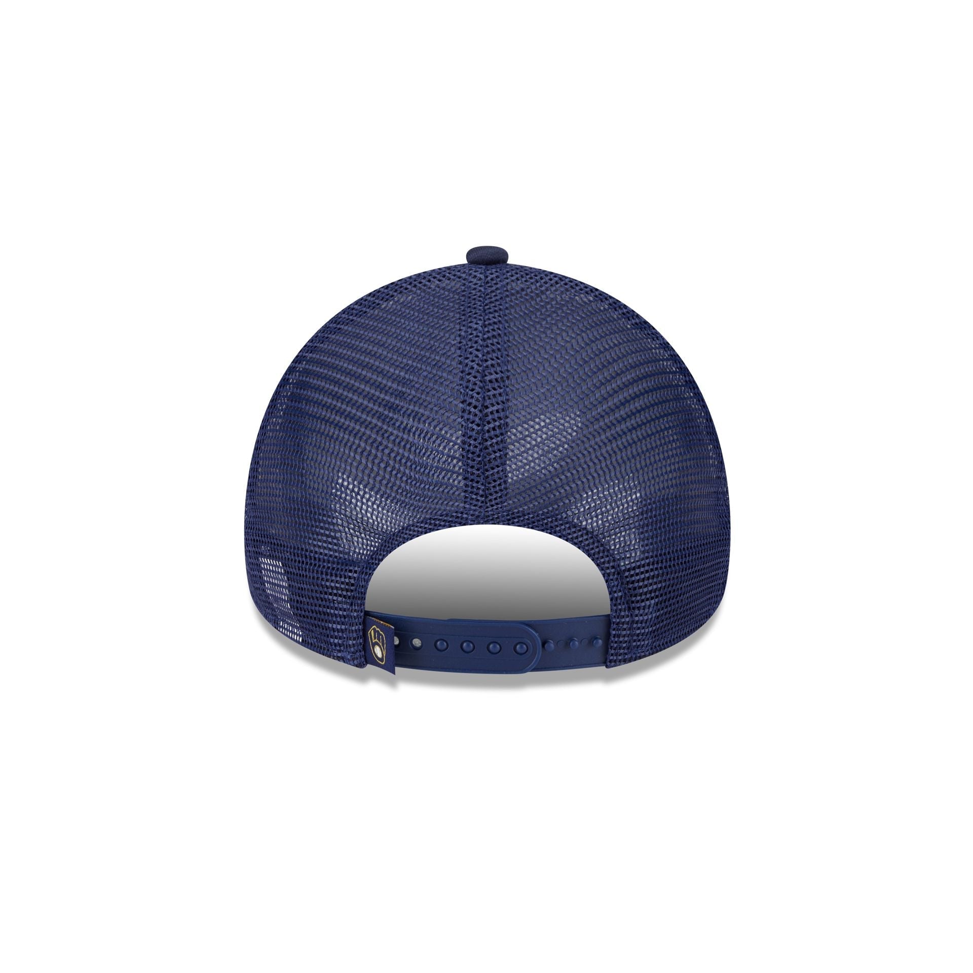 Milwaukee Brewers Distressed 9FORTY A-Frame Trucker Hat