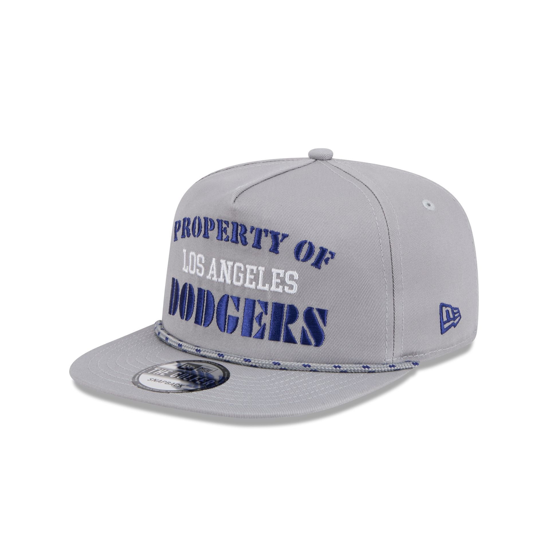 Los Angeles Dodgers Vintage Gray Rope Golfer Hat