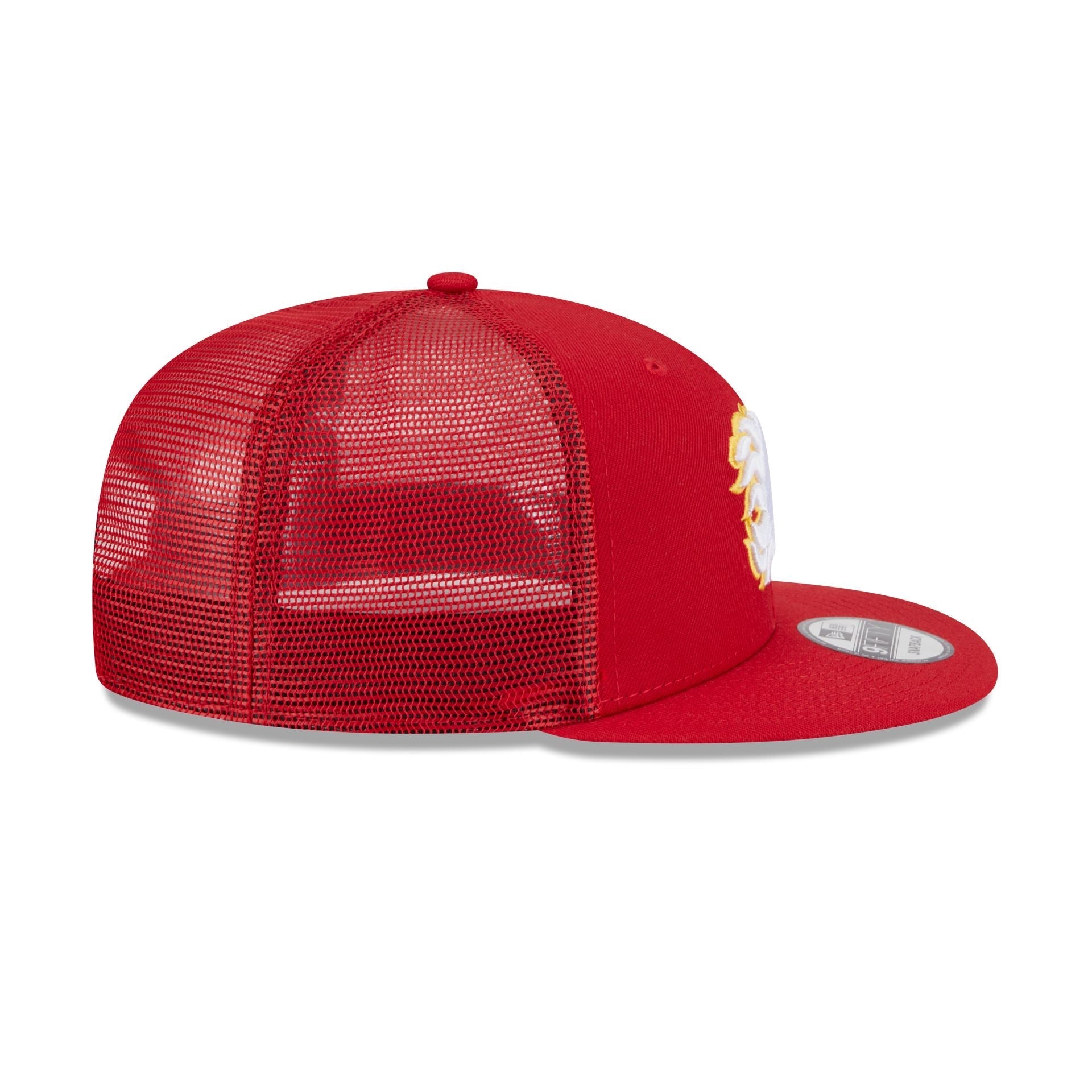 Calgary Flames Team Tag 9FIFTY Trucker Hat