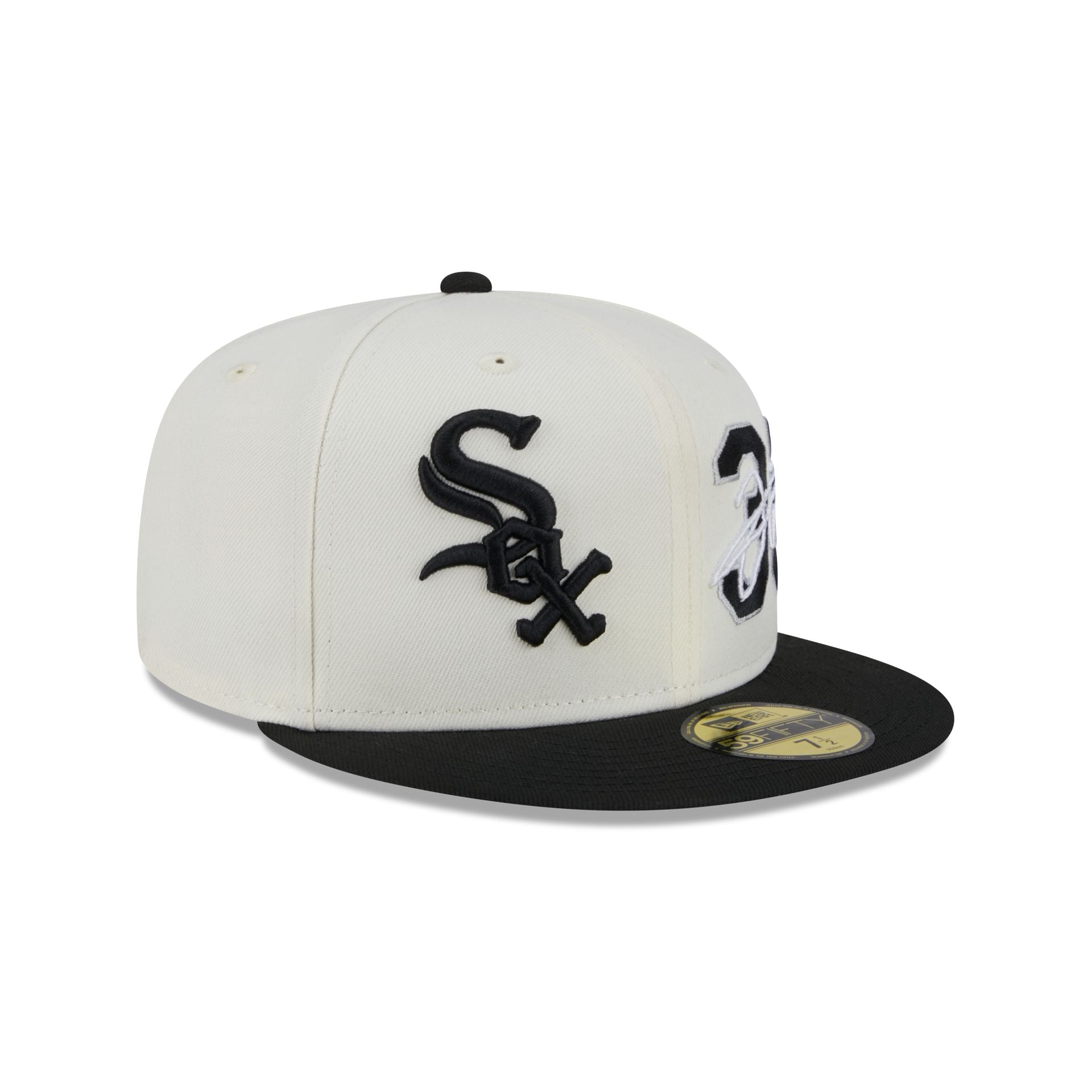Chicago White Sox Frank Thomas Chrome White 59FIFTY Fitted Hat