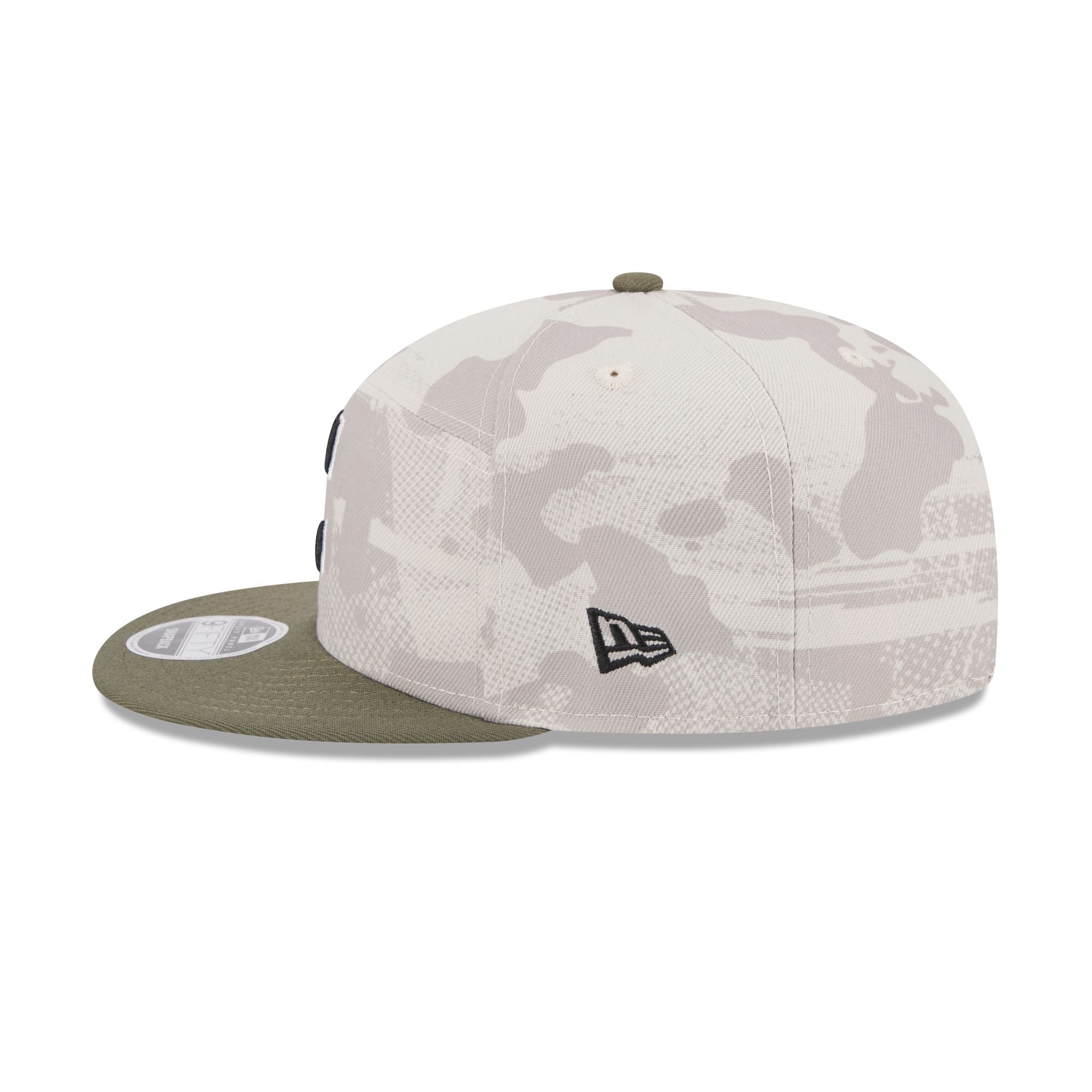 Cleveland Guardians Armed Forces Day 2025 Split Panel 9FIFTY Snapback Hat