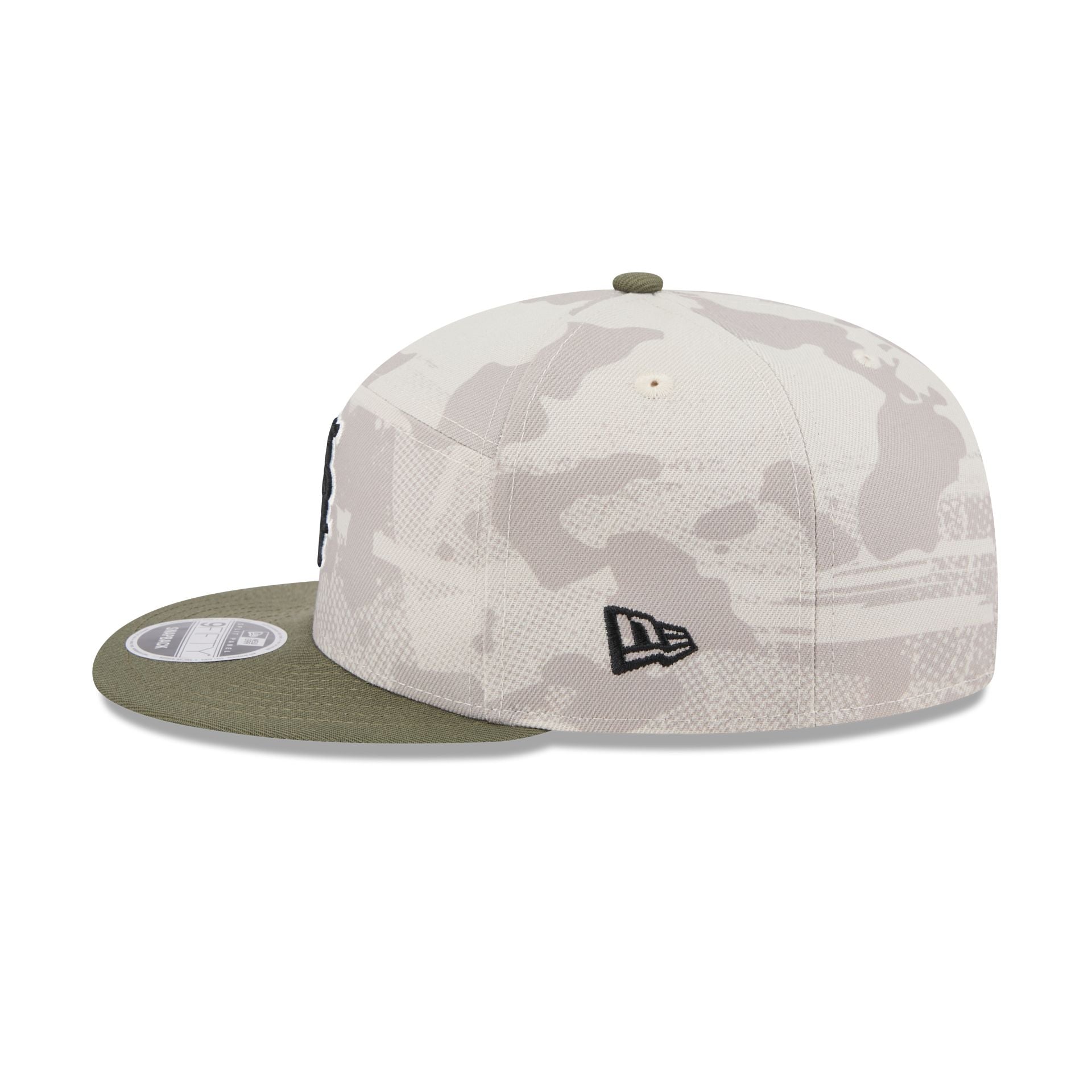 New York Mets Armed Forces Day 2025 Split Panel 9FIFTY Snapback Hat