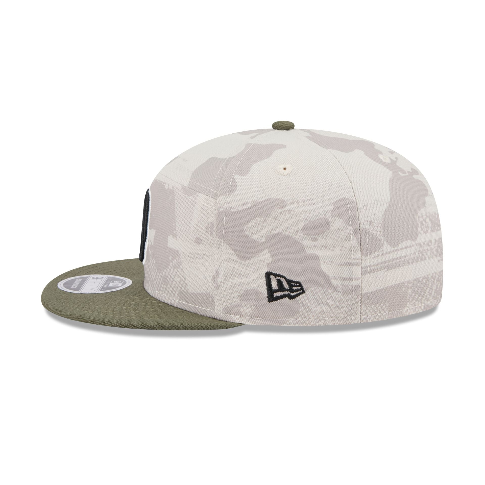 Milwaukee Brewers Armed Forces Day 2025 Split Panel 9FIFTY Snapback Hat