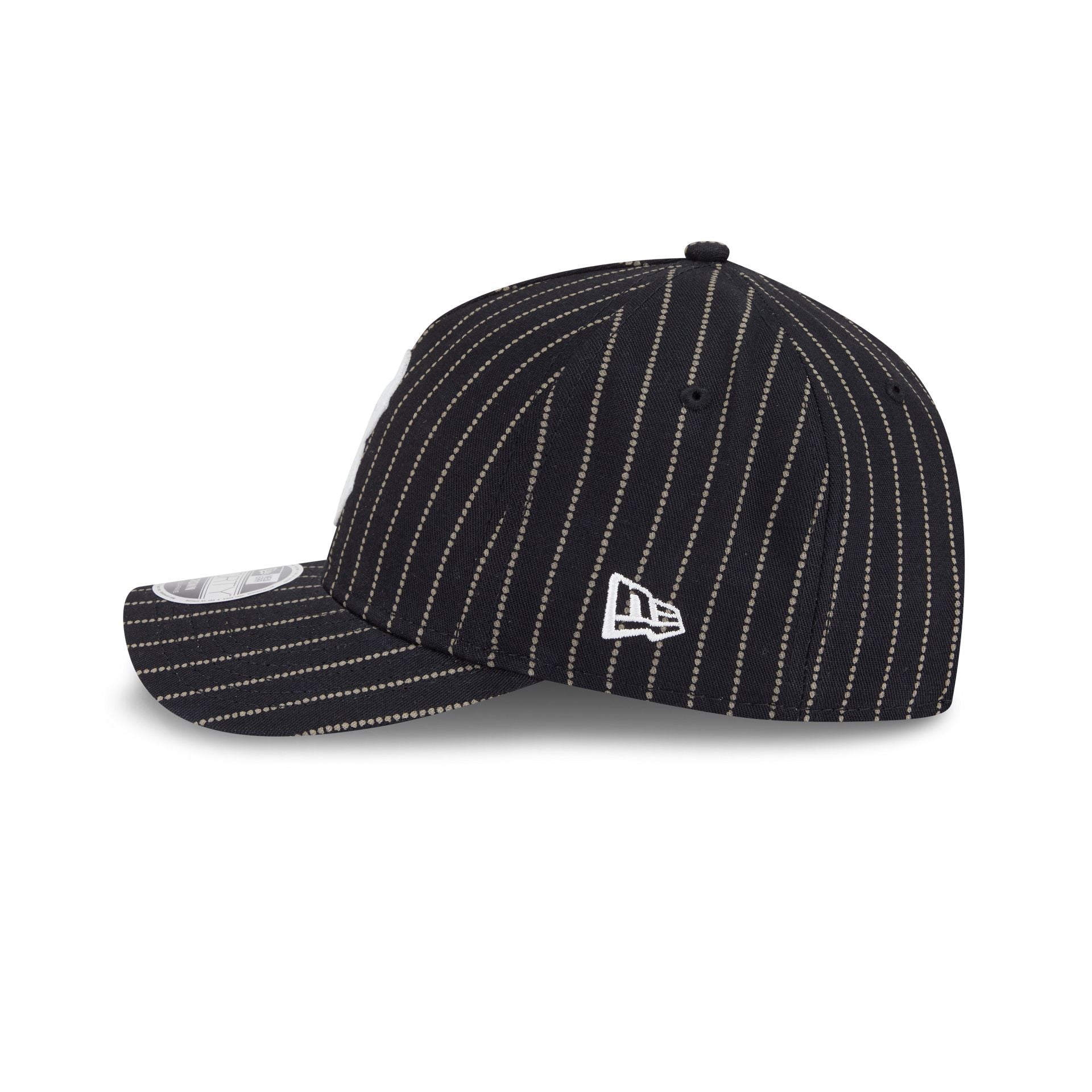 Boston Red Sox Dotted Pinstripe 9FORTY M-Crown A-Frame Adjustable Hat