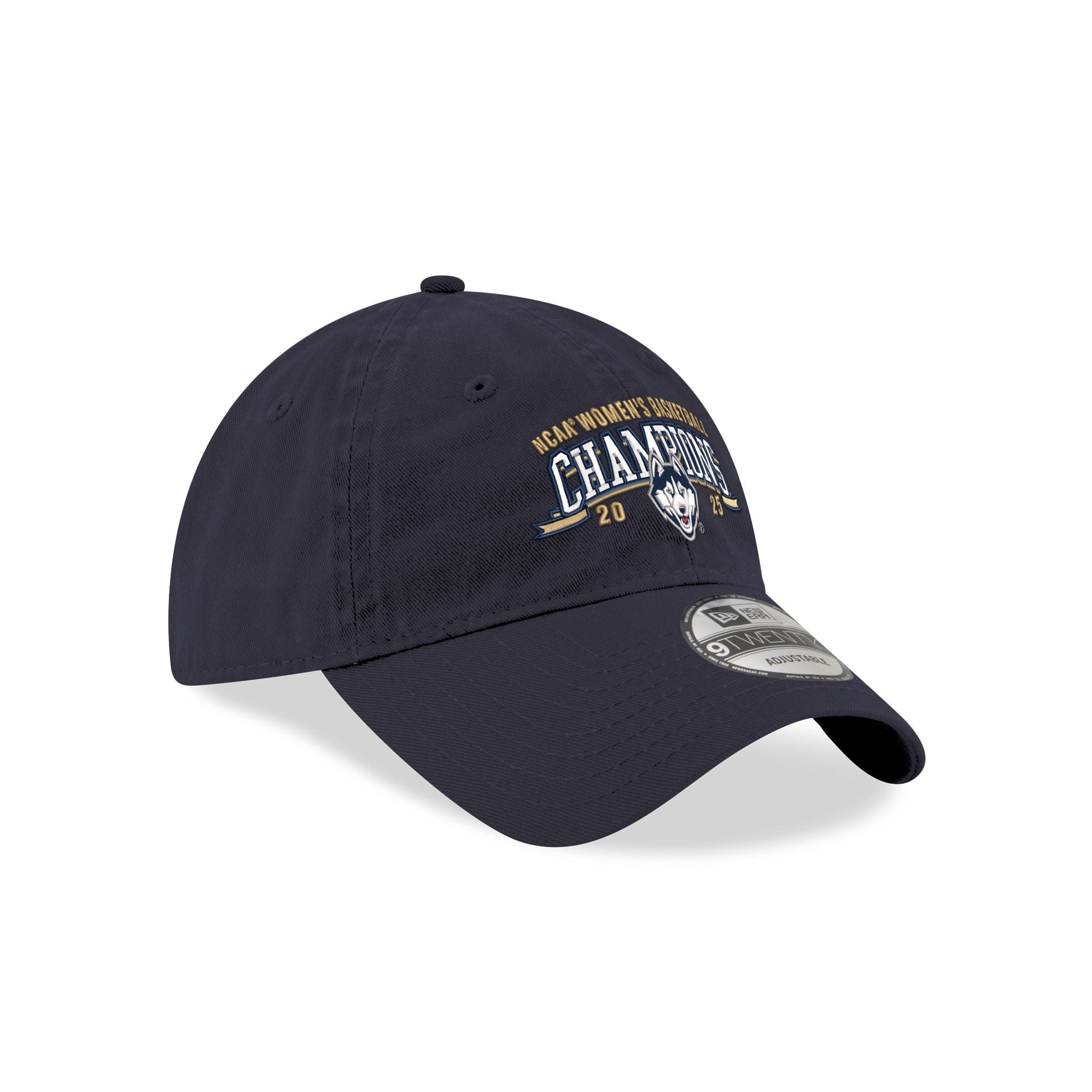 Connecticut Huskies 2025 NCAA Women's Division I Champions 9TWENTY Adjustable Hat