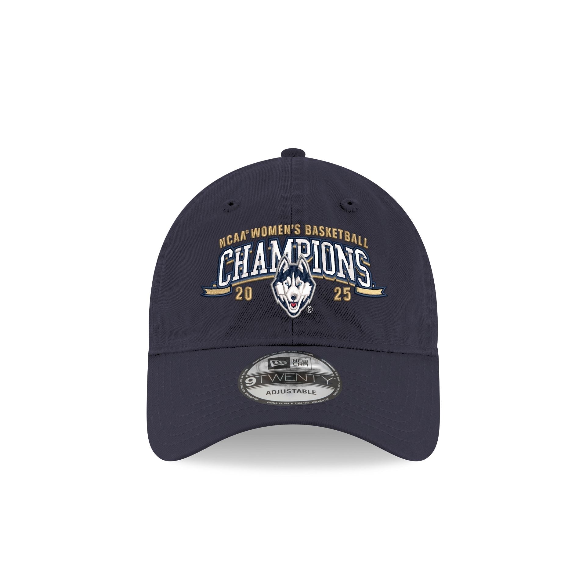 Connecticut Huskies 2025 NCAA Women's Division I Champions 9TWENTY Adjustable Hat