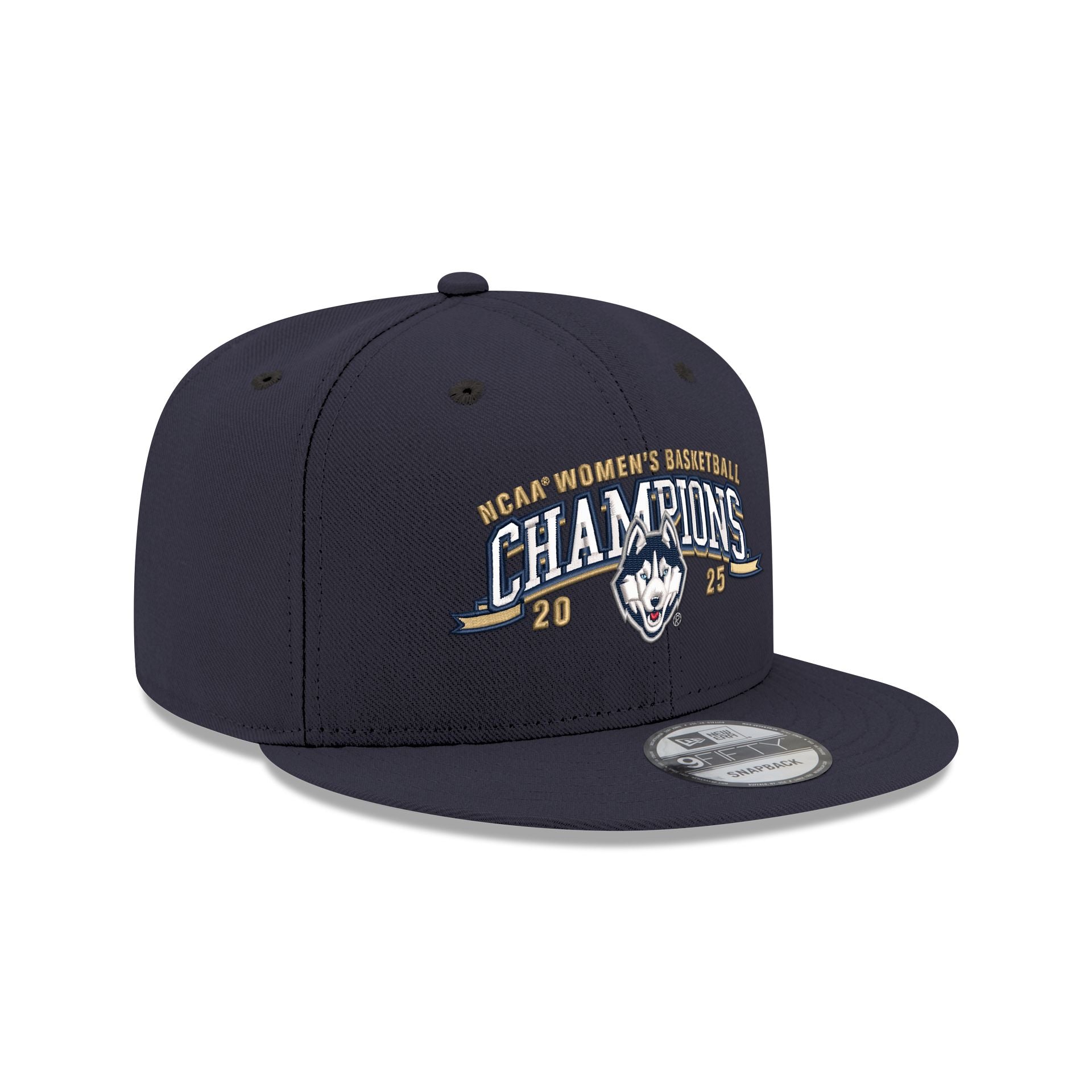 Connecticut Huskies 2025 NCAA Women's Division I Champions 9FIFTY Snapback Hat