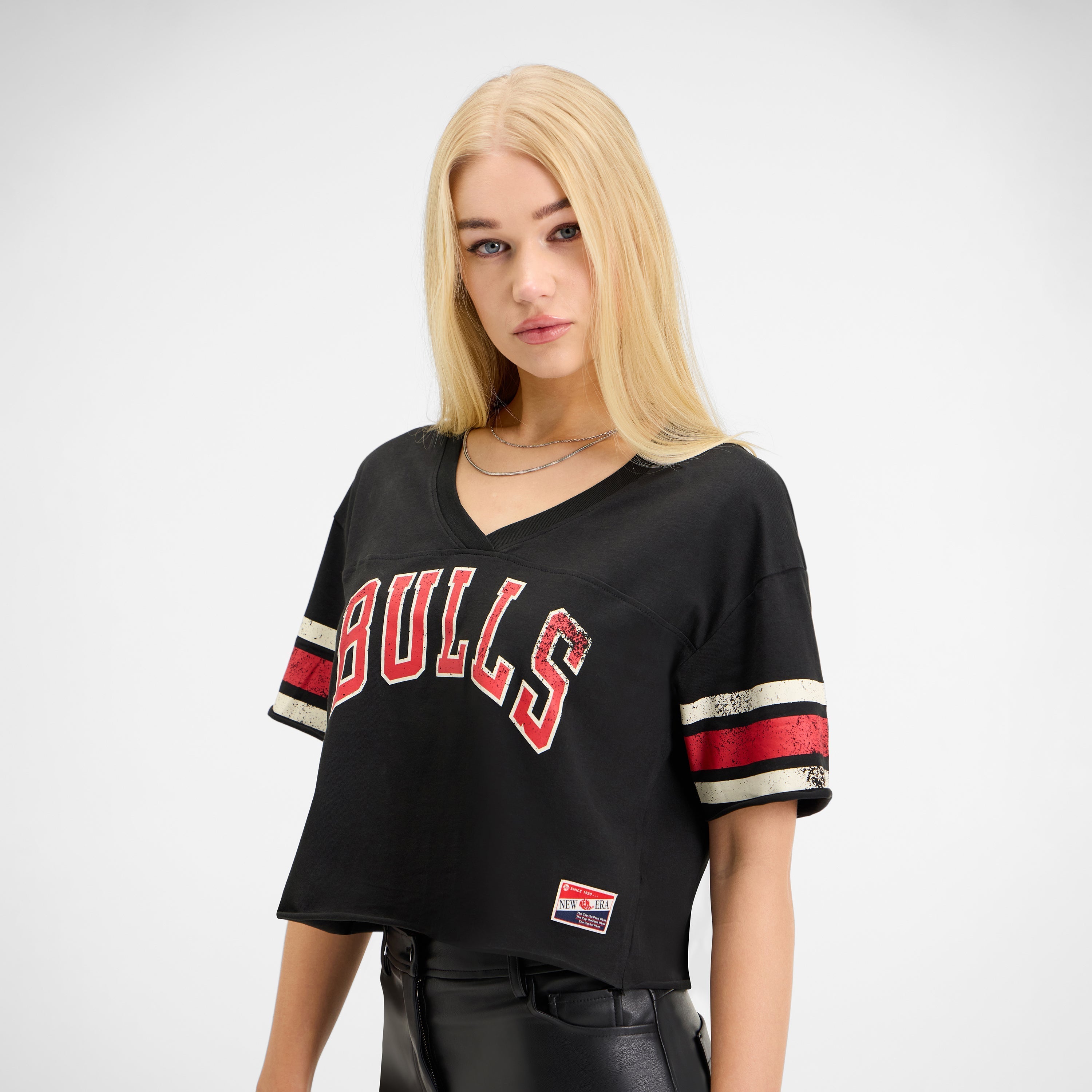 Buffalo Sabres Throwback Cropped Women's T-Shirt
