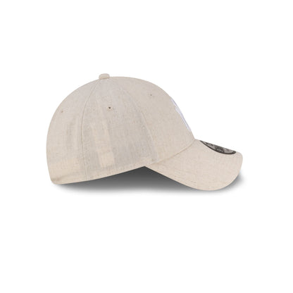 New York Yankees Linen Cream 9FORTY Adjustable Hat