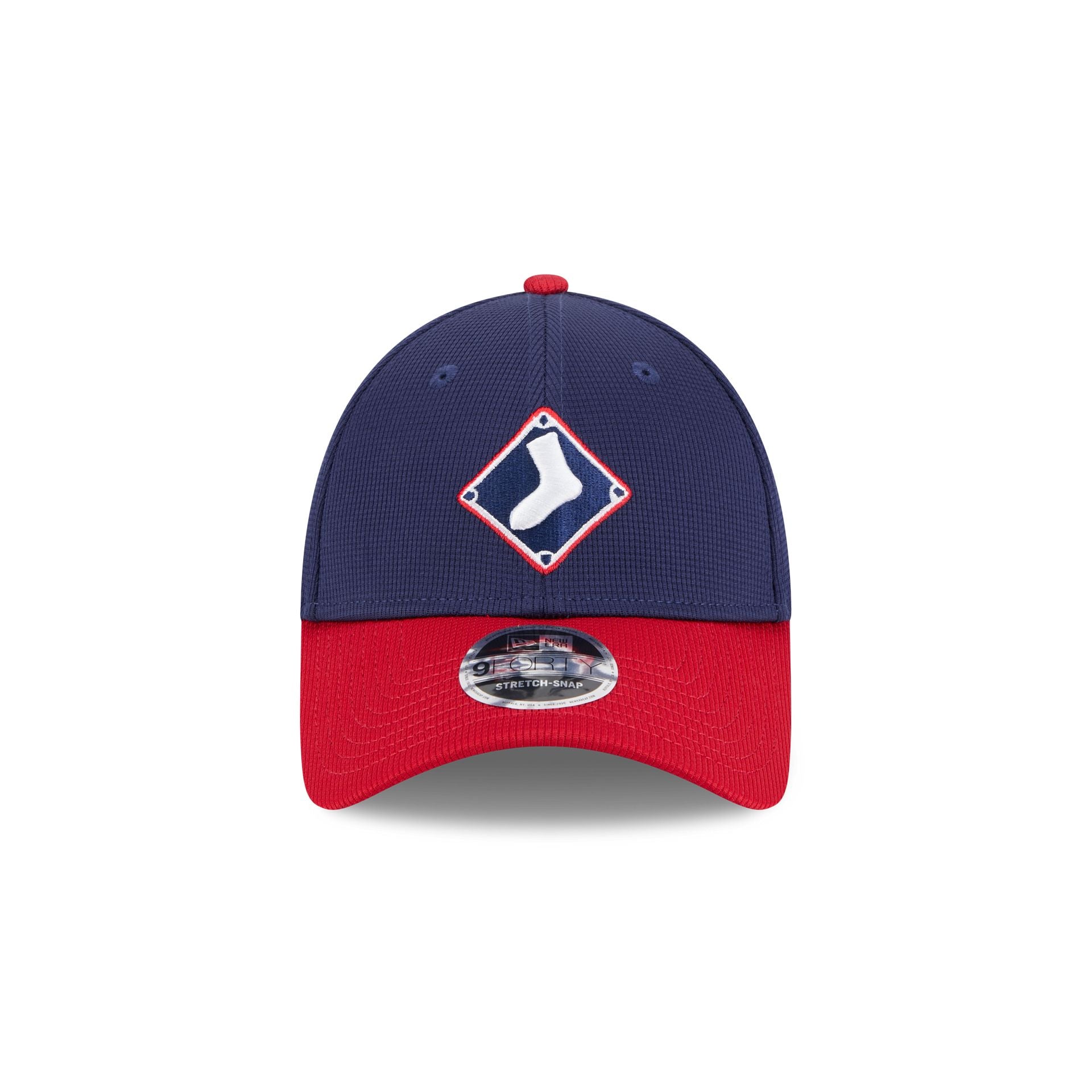 Chicago White Sox 2025 Batting Practice Blue 9FORTY Stretch-Snap Hat