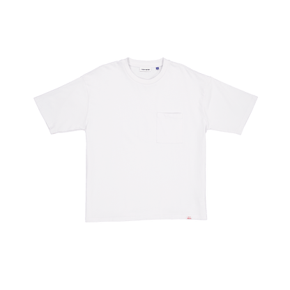 New Era Branded Alden Heavyweight Optic White Pocket T-Shirt