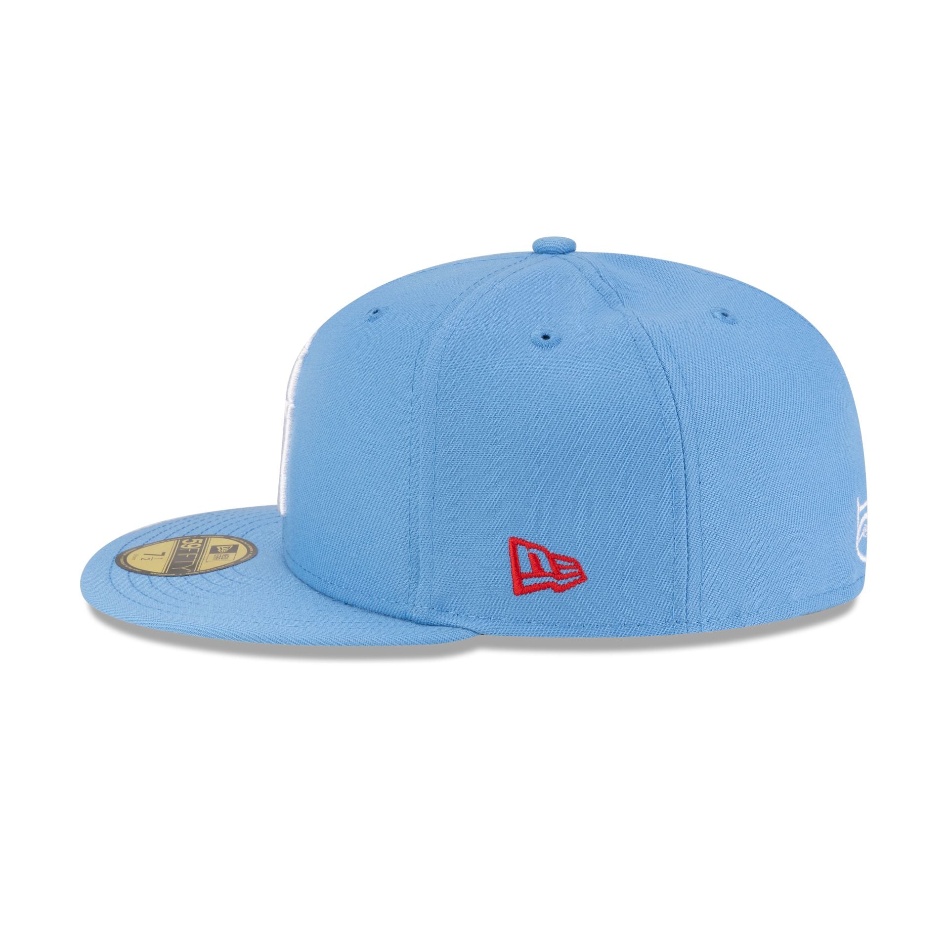 Oilers Basic Sky Blue 59FIFTY Fitted Hat