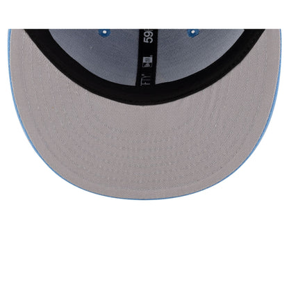 Oilers Basic Sky Blue 59FIFTY Fitted Hat