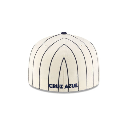 Cruz Azul Retro Pinstripe 59FIFTY Fitted Hat