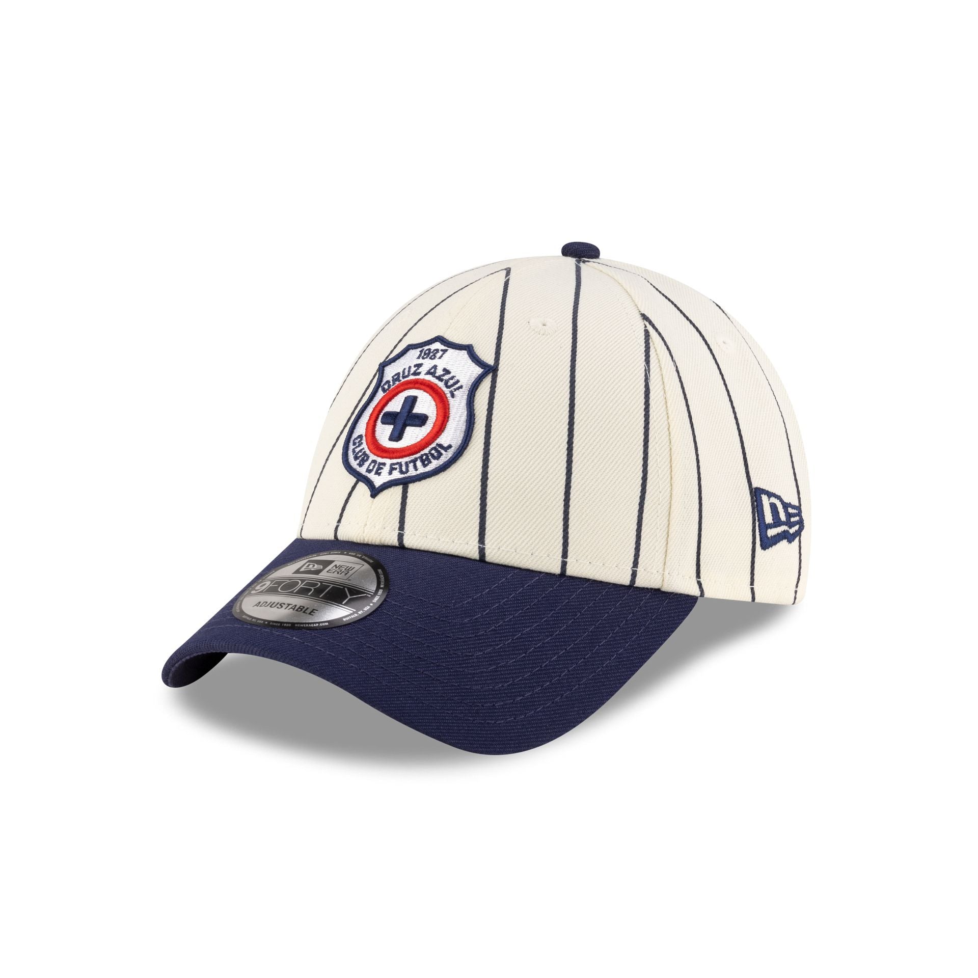 Cruz Azul Retro Pinstripe 9FORTY Snapback Hat