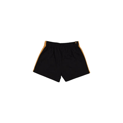 New York Yankees Women's High Waisted Black Floral Shorts