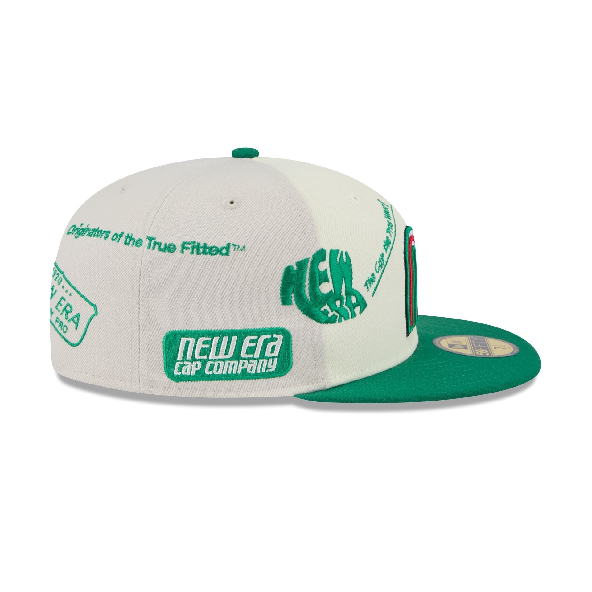 Mexico Baseball New Era Anniversary Logos Stone 59FIFTY Fitted Hat