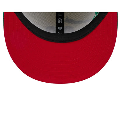 Mexico Baseball New Era Anniversary Logos Stone 59FIFTY Fitted Hat