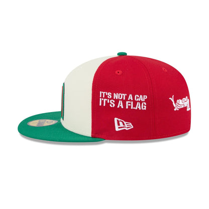 Mexico Baseball New Era Anniversary Logos 59FIFTY Fitted Hat