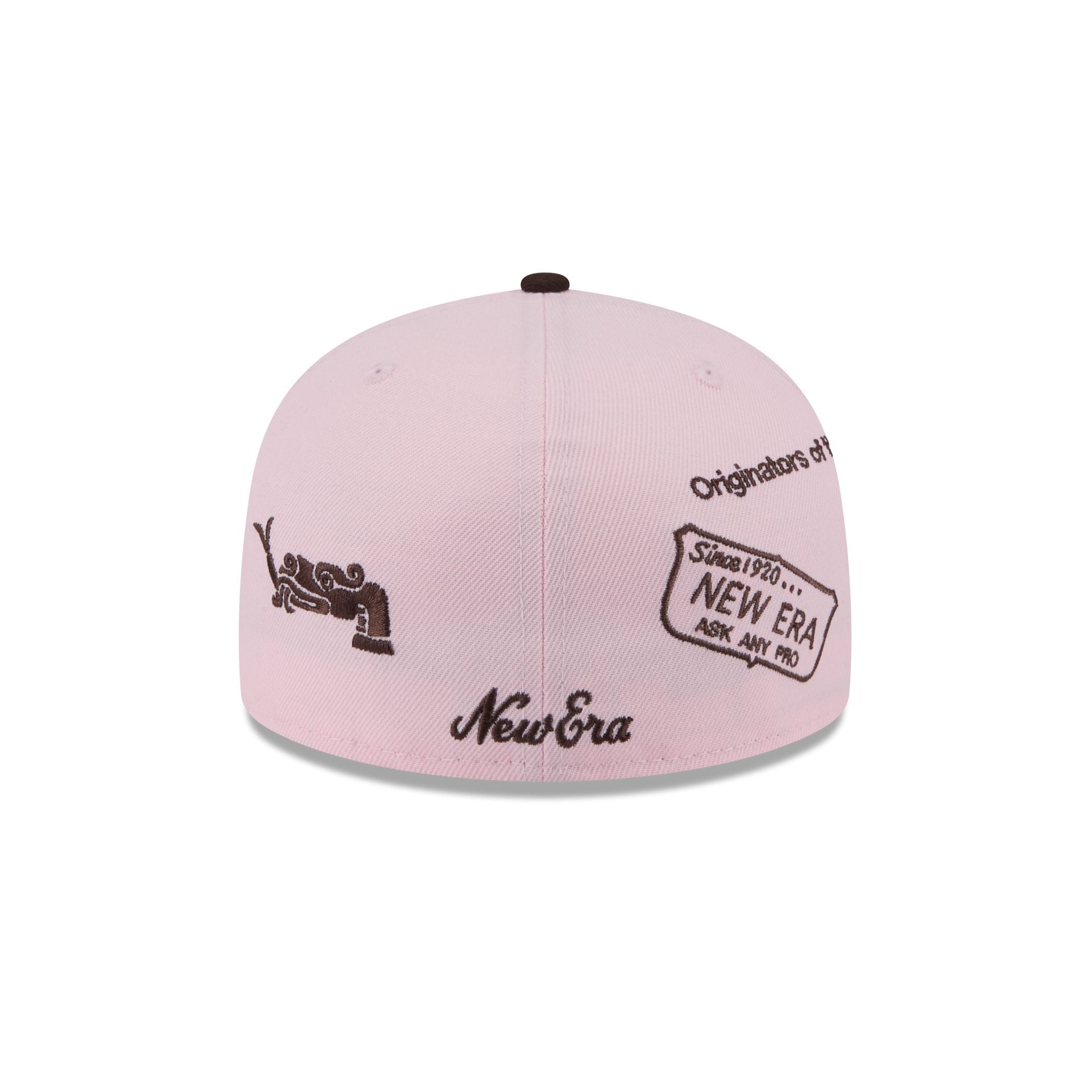 Mexico Baseball New Era Anniversary Logos Pink 59FIFTY Fitted Hat
