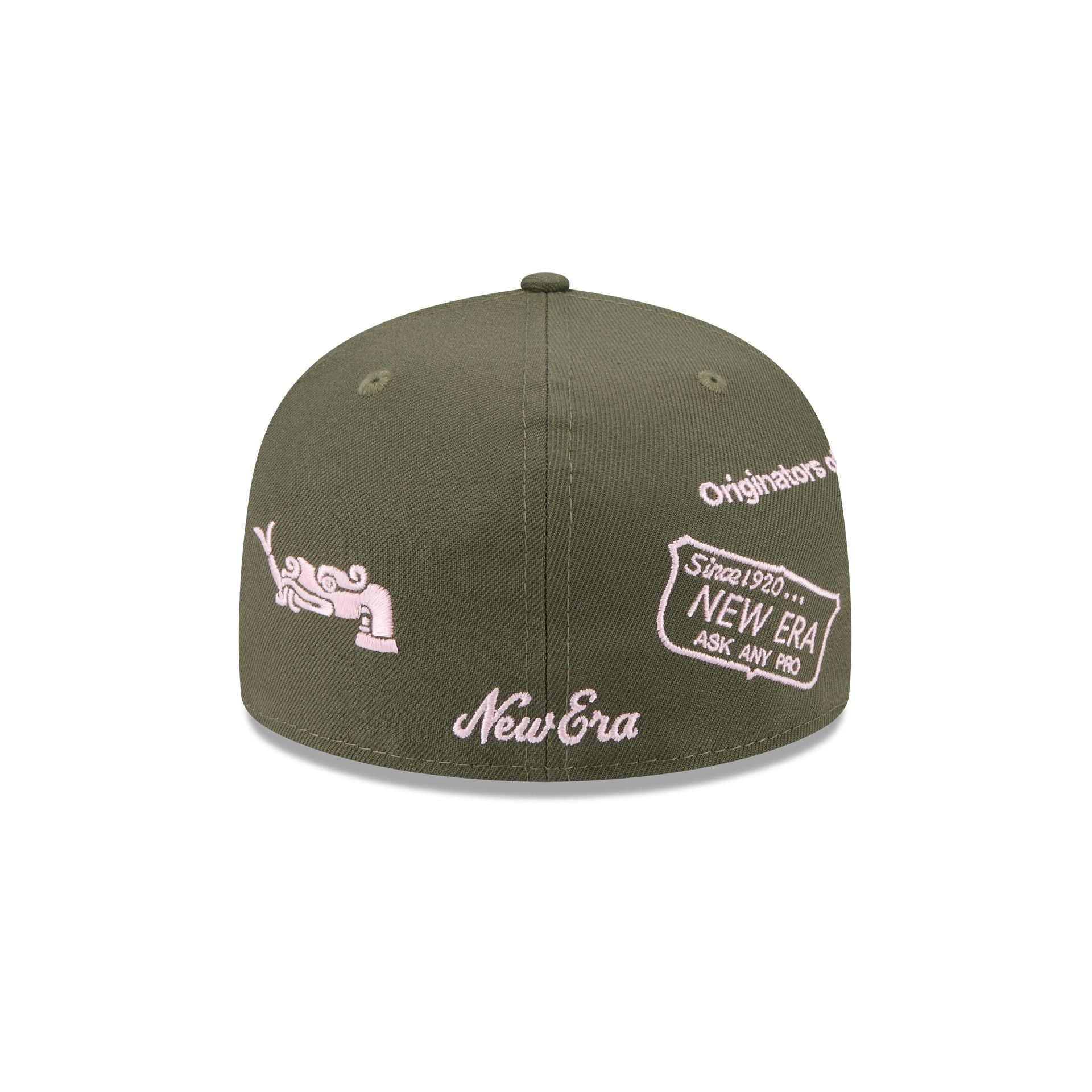 Mexico Baseball New Era Anniversary Logos Olive 59FIFTY Fitted Hat