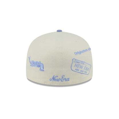 Mexico Baseball New Era Anniversary Logos Chrome 59FIFTY Fitted Hat