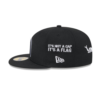 Mexico Baseball New Era Anniversary Logos Black 59FIFTY Fitted Hat