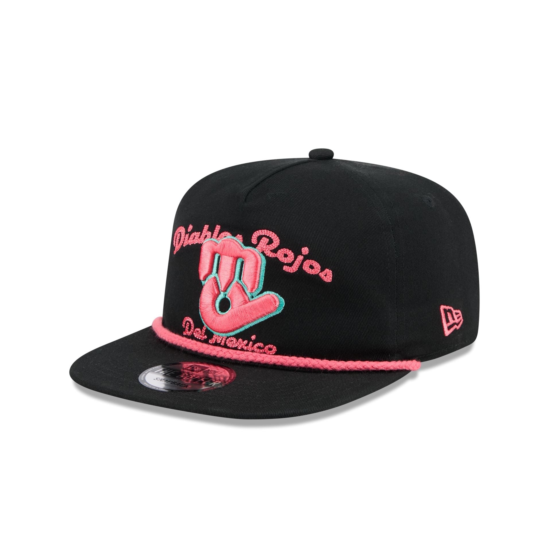 Diablos Rojos del M��xico Two-Tone Black Golfer Hat