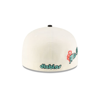 Diablos Rojos del M��xico Two-Tone Rose 59FIFTY Fitted Hat