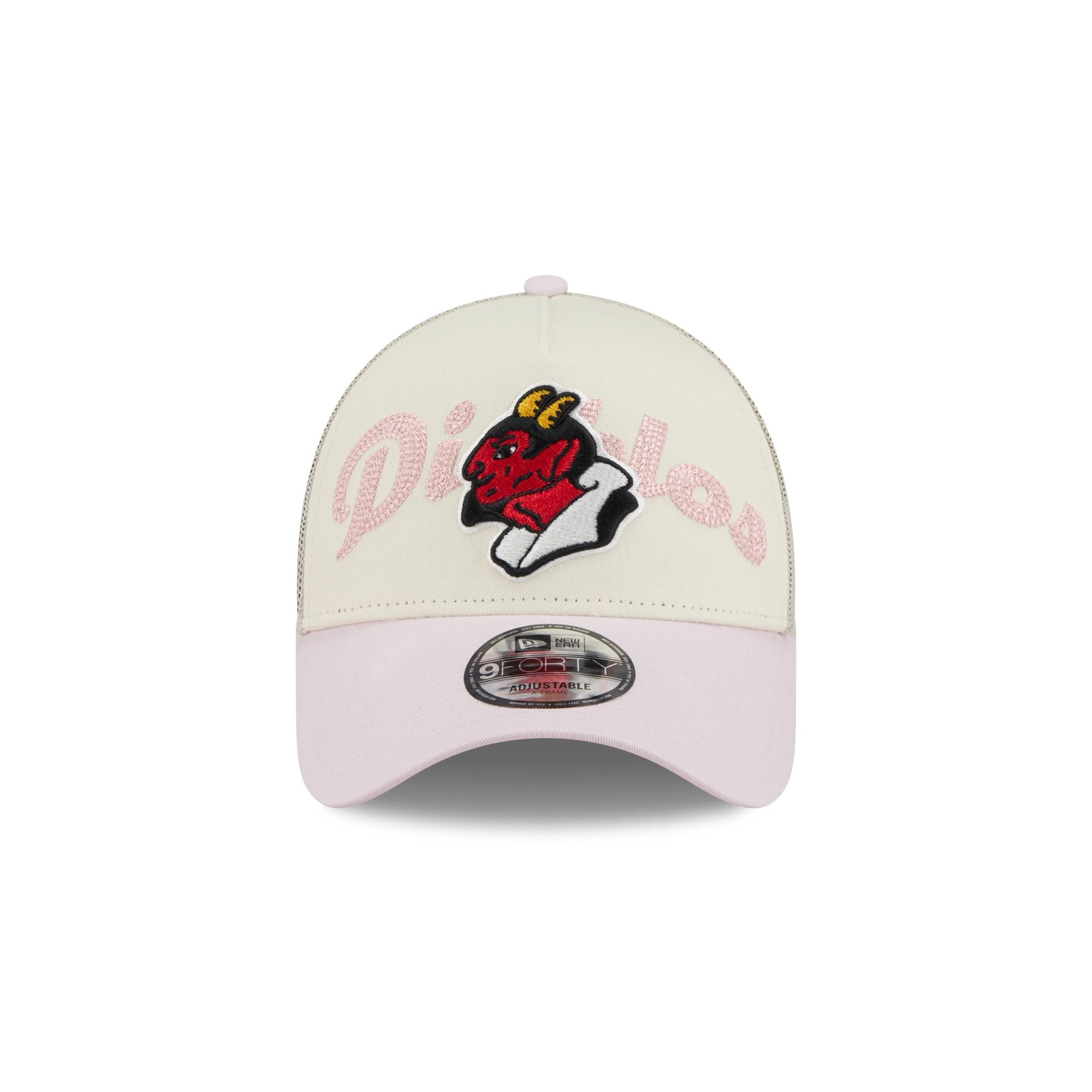 Diablos Rojos del M��xico Stacked Wordmark 9FORTY A-Frame Snapback Hat
