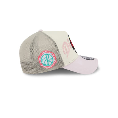 Diablos Rojos del M��xico Stacked Wordmark 9FORTY A-Frame Snapback Hat