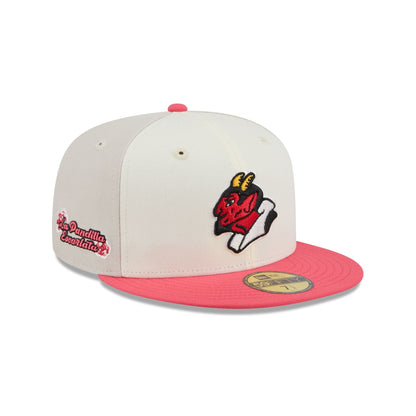Diablos Rojos del M��xico Two-Tone Coral 59FIFTY Fitted Hat