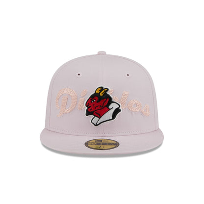 Diablos Rojos del M��xico Stacked Wordmark 59FIFTY Fitted Hat