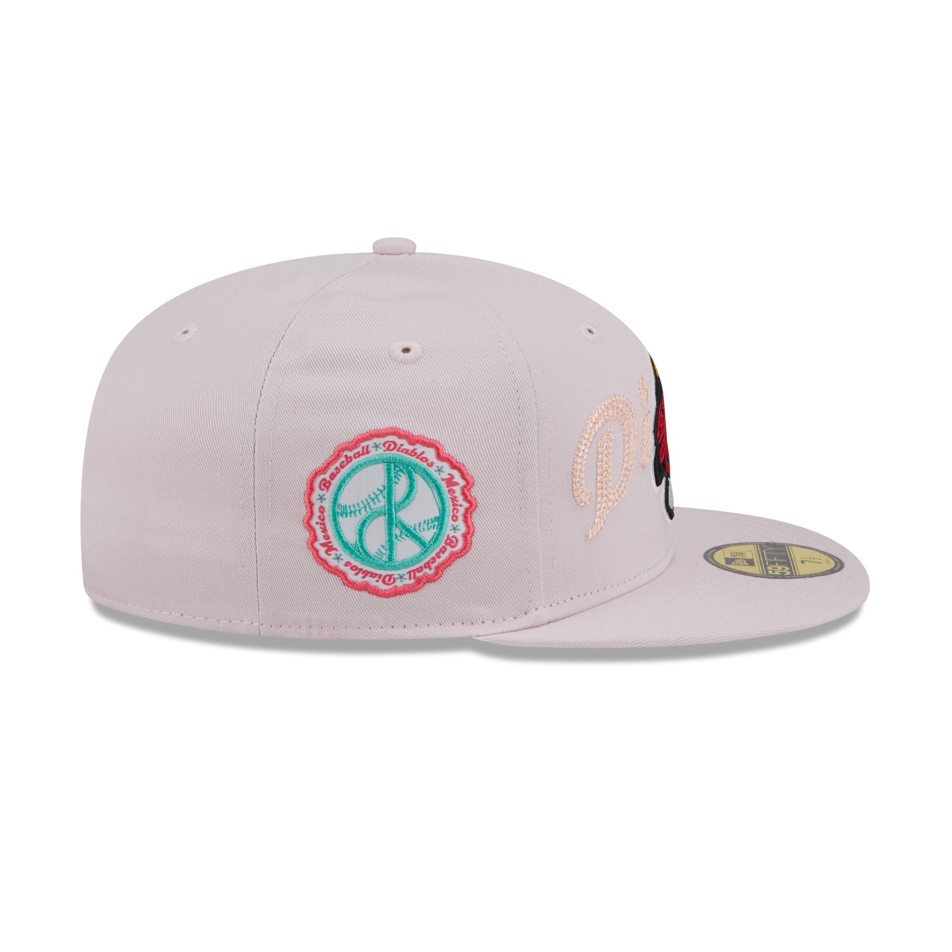 Diablos Rojos del M��xico Stacked Wordmark 59FIFTY Fitted Hat