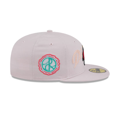 Diablos Rojos del M��xico Stacked Wordmark 59FIFTY Fitted Hat