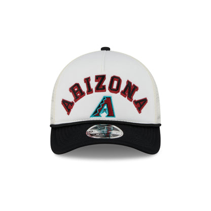 Arizona Diamondbacks Chrome Arch 9FORTY M-Crown A-Frame Trucker Hat