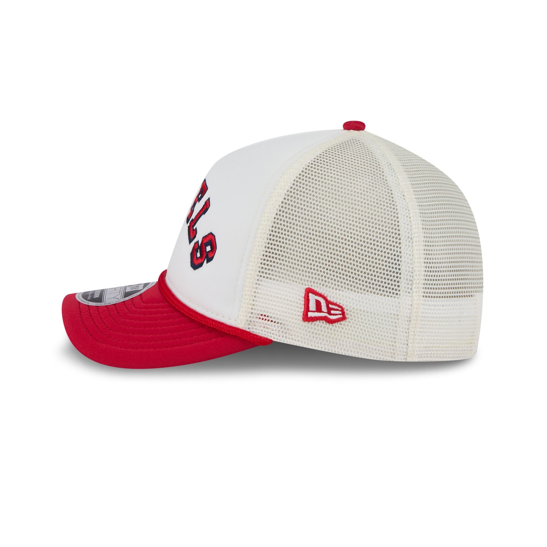 Los Angeles Angels Chrome Arch 9FORTY M-Crown A-Frame Trucker Hat
