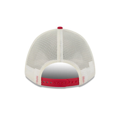 Los Angeles Angels Chrome Arch 9FORTY M-Crown A-Frame Trucker Hat