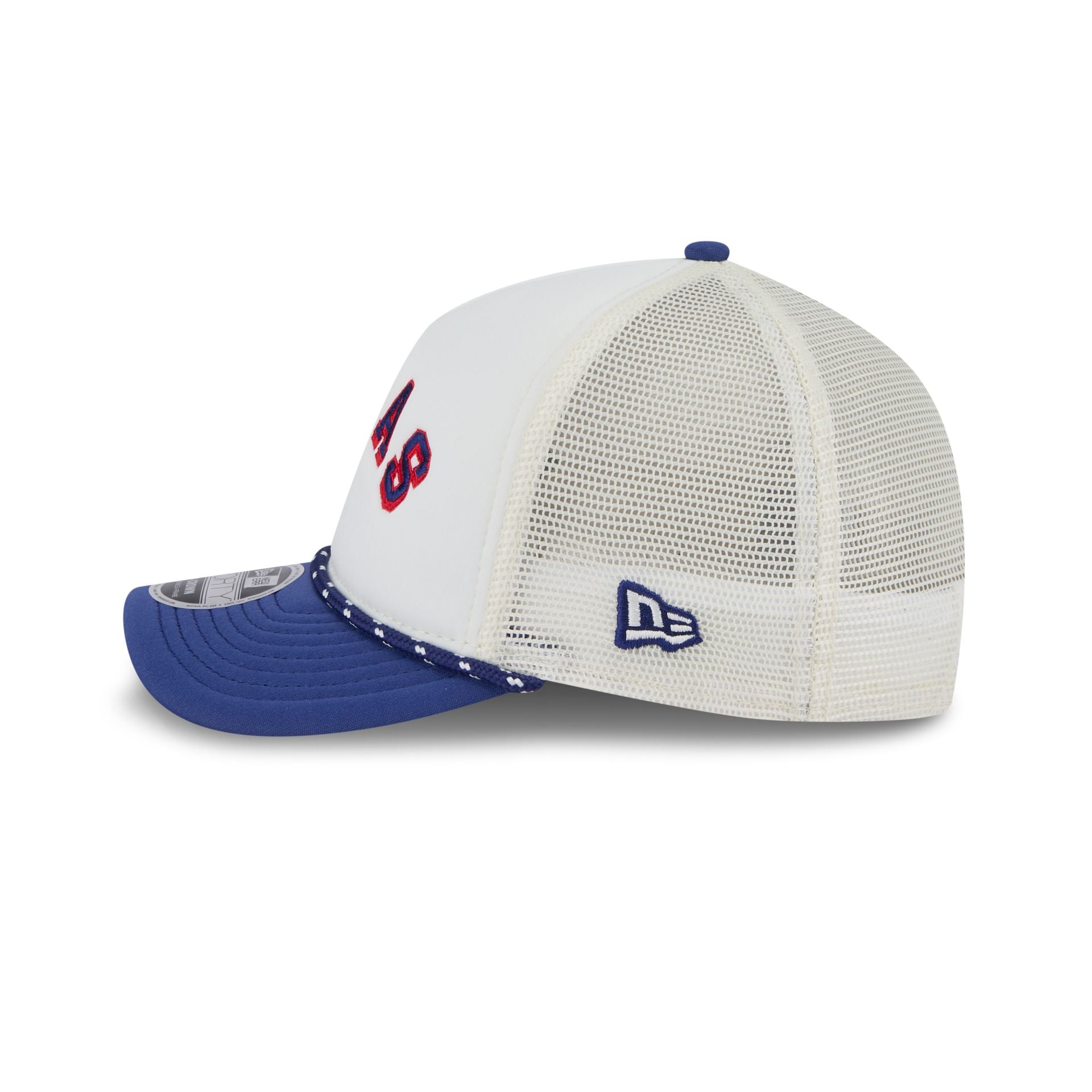 Texas Rangers Chrome Arch 9FORTY M-Crown A-Frame Trucker Hat