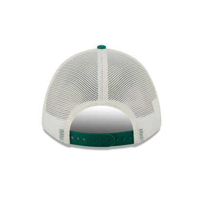 Boston Celtics Chrome Arch 9FORTY M-Crown A-Frame Trucker Hat
