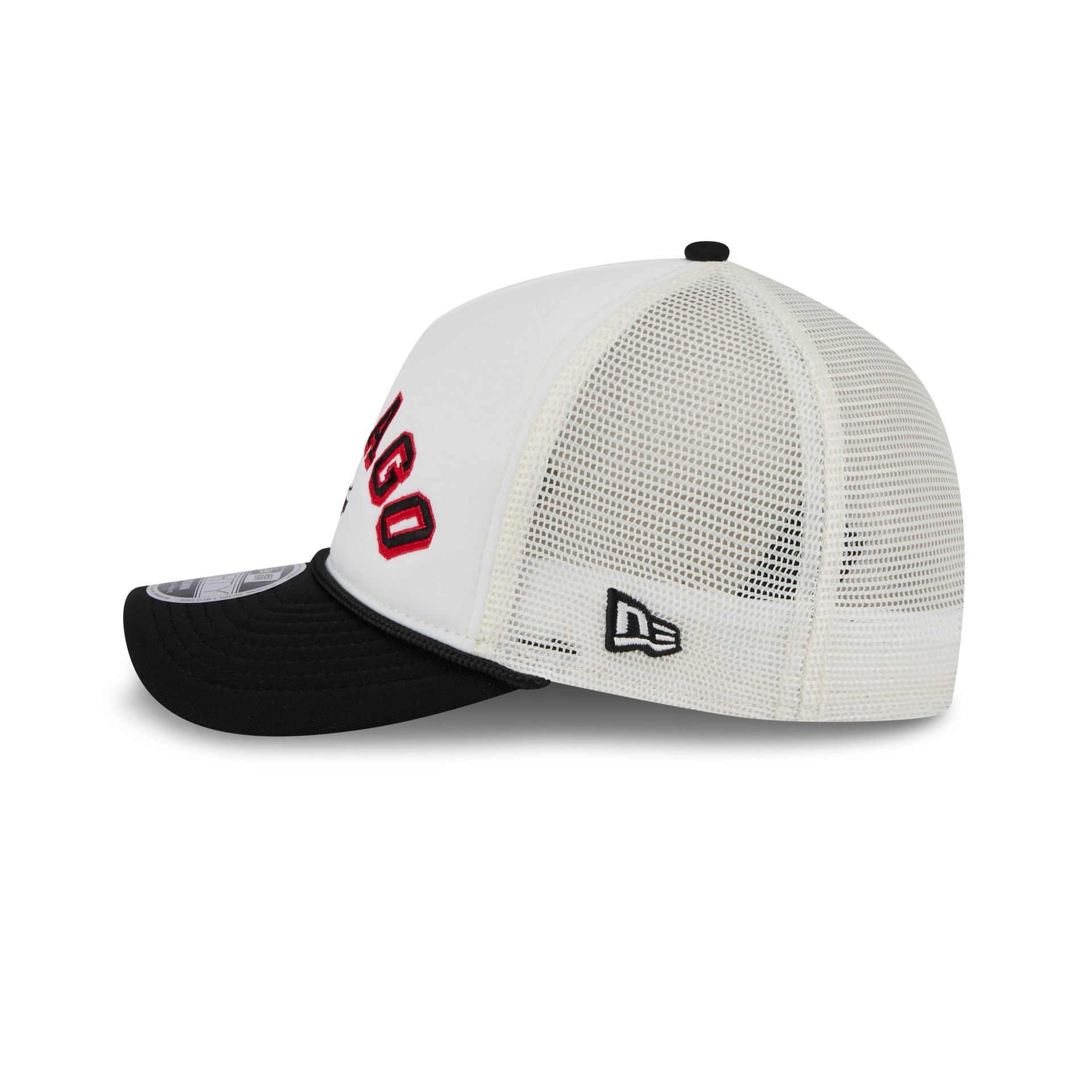 Chicago Bulls Chrome Arch 9FORTY M-Crown A-Frame Trucker Hat