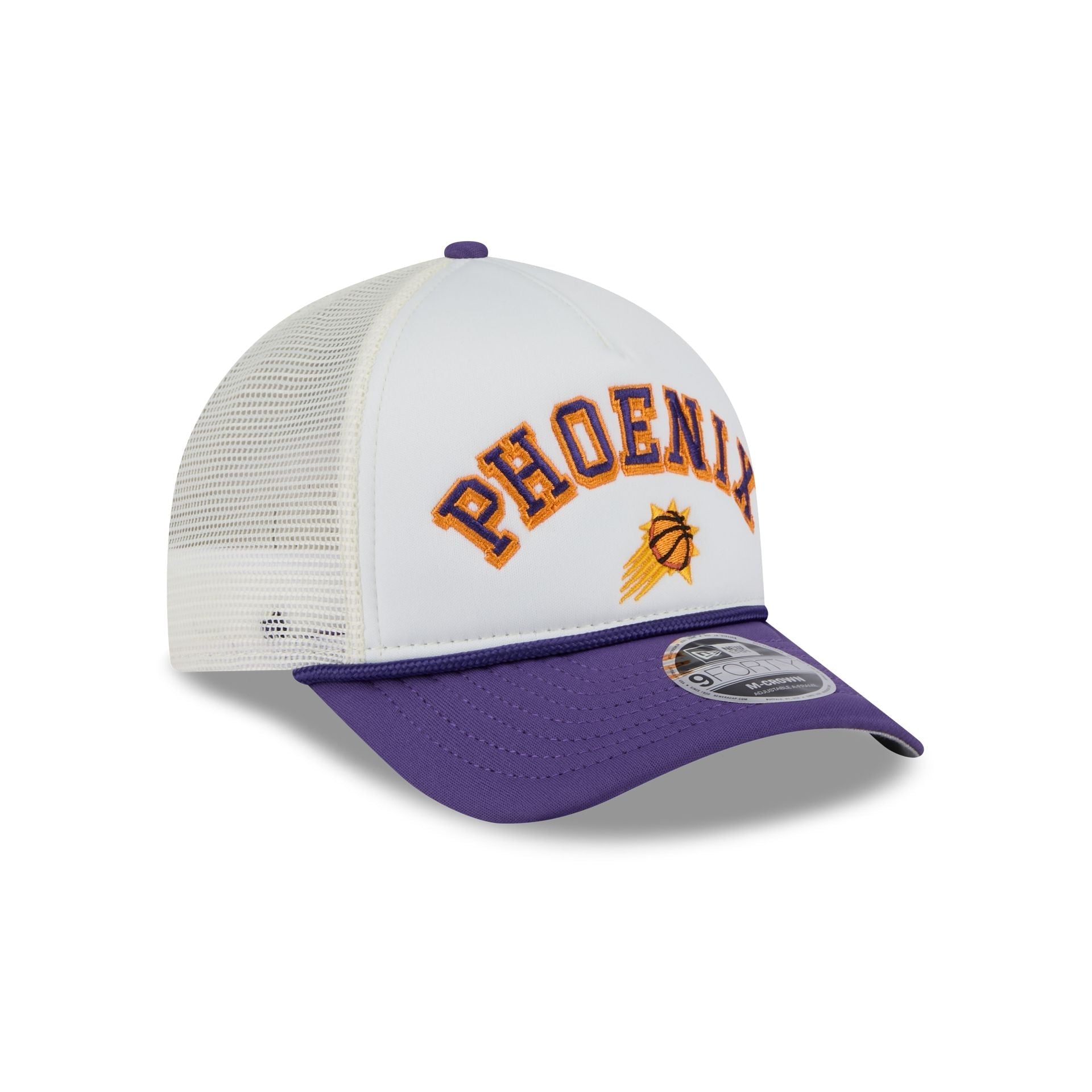 Phoenix Suns Chrome Arch 9FORTY M-Crown A-Frame Trucker Hat