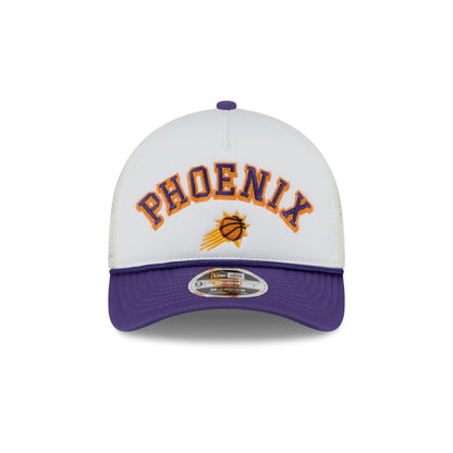 Phoenix Suns Chrome Arch 9FORTY M-Crown A-Frame Trucker Hat