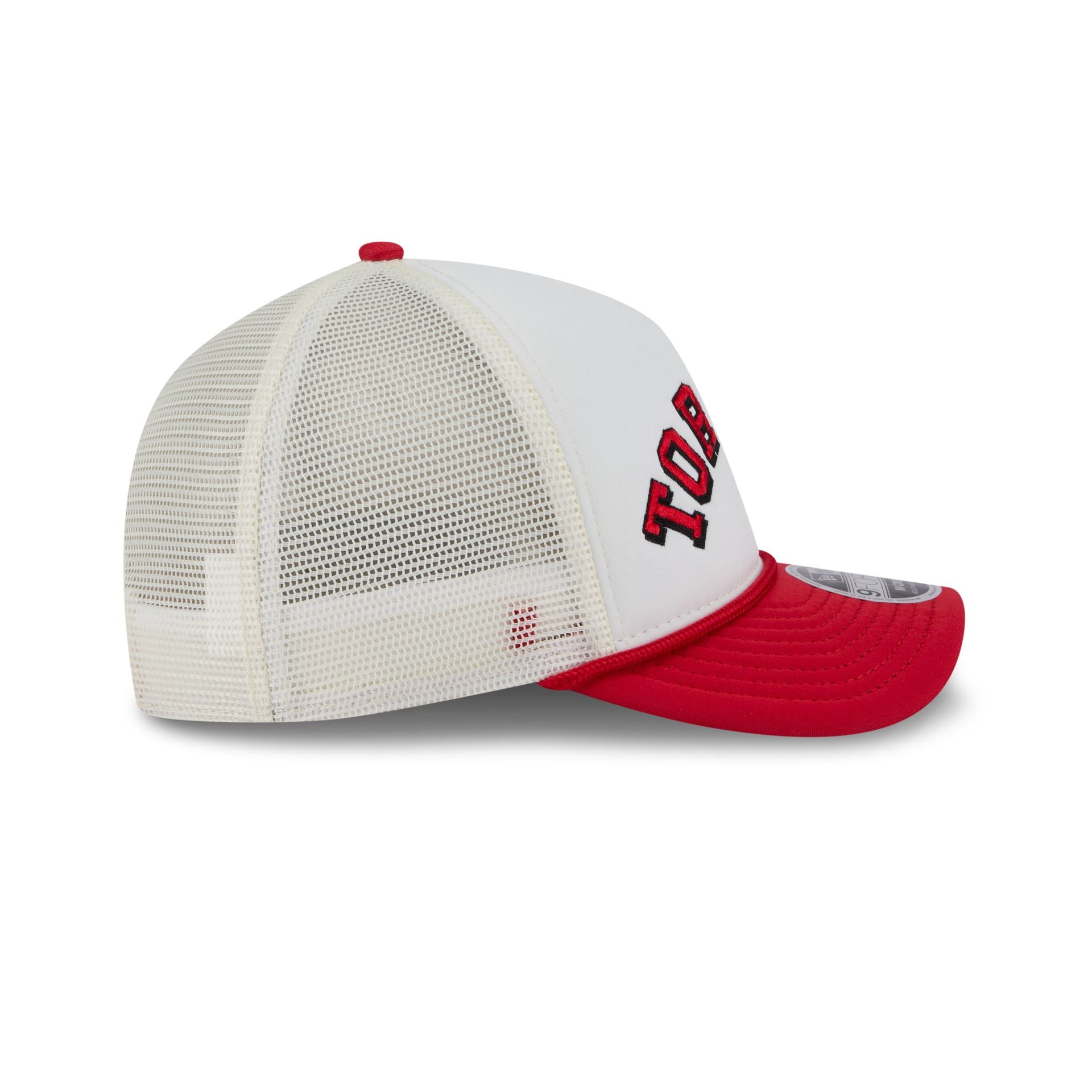 Toronto Raptors Chrome Arch 9FORTY M-Crown A-Frame Trucker Hat