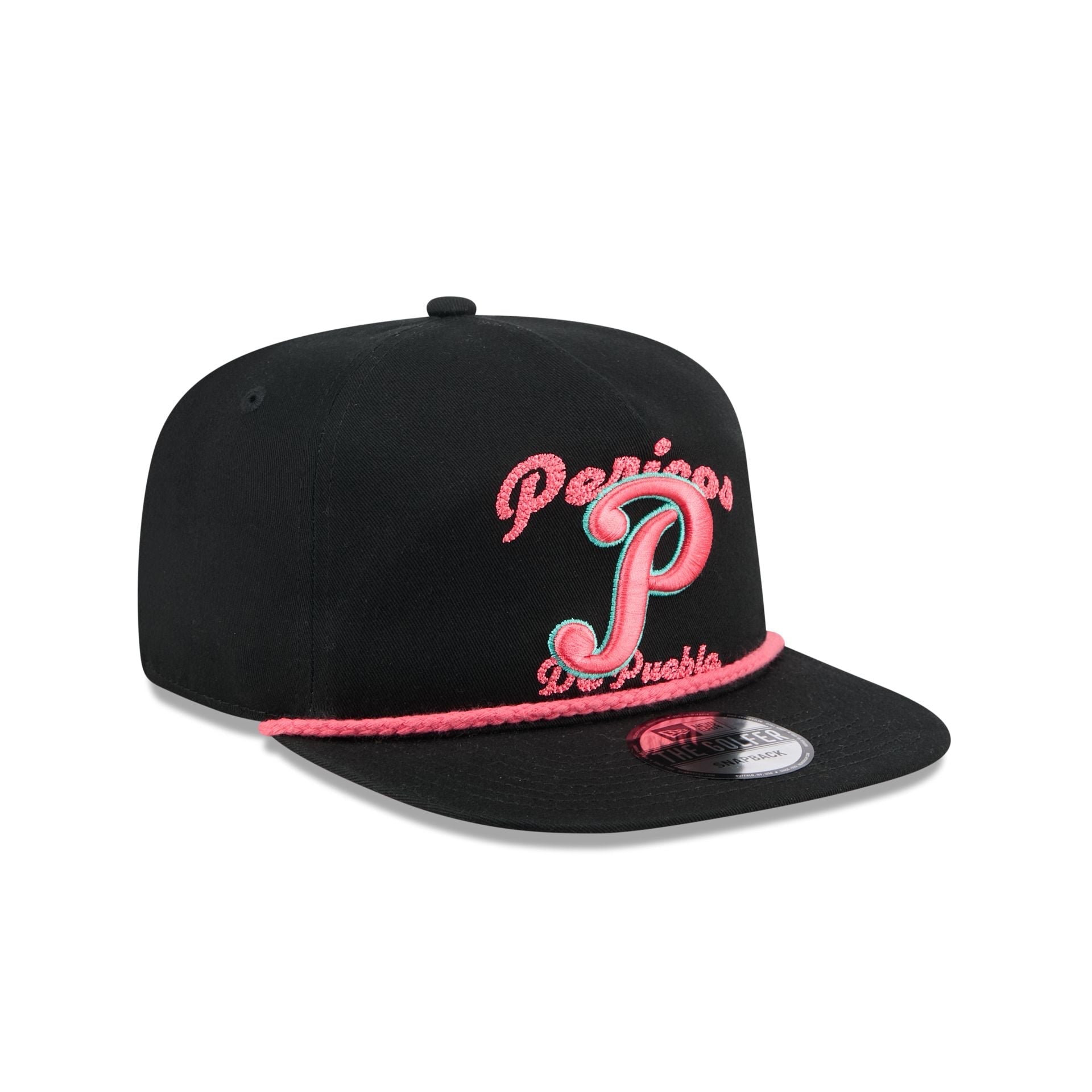 Pericos de Puebla Two-Tone Black Golfer Hat