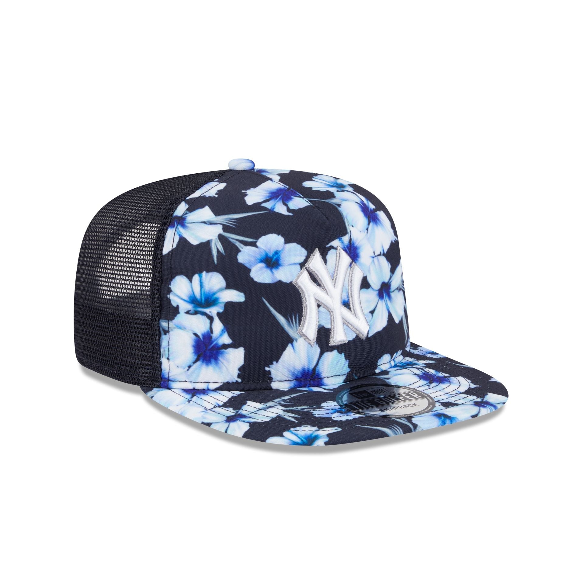 New York Yankees Pattern Golfer Trucker Hat