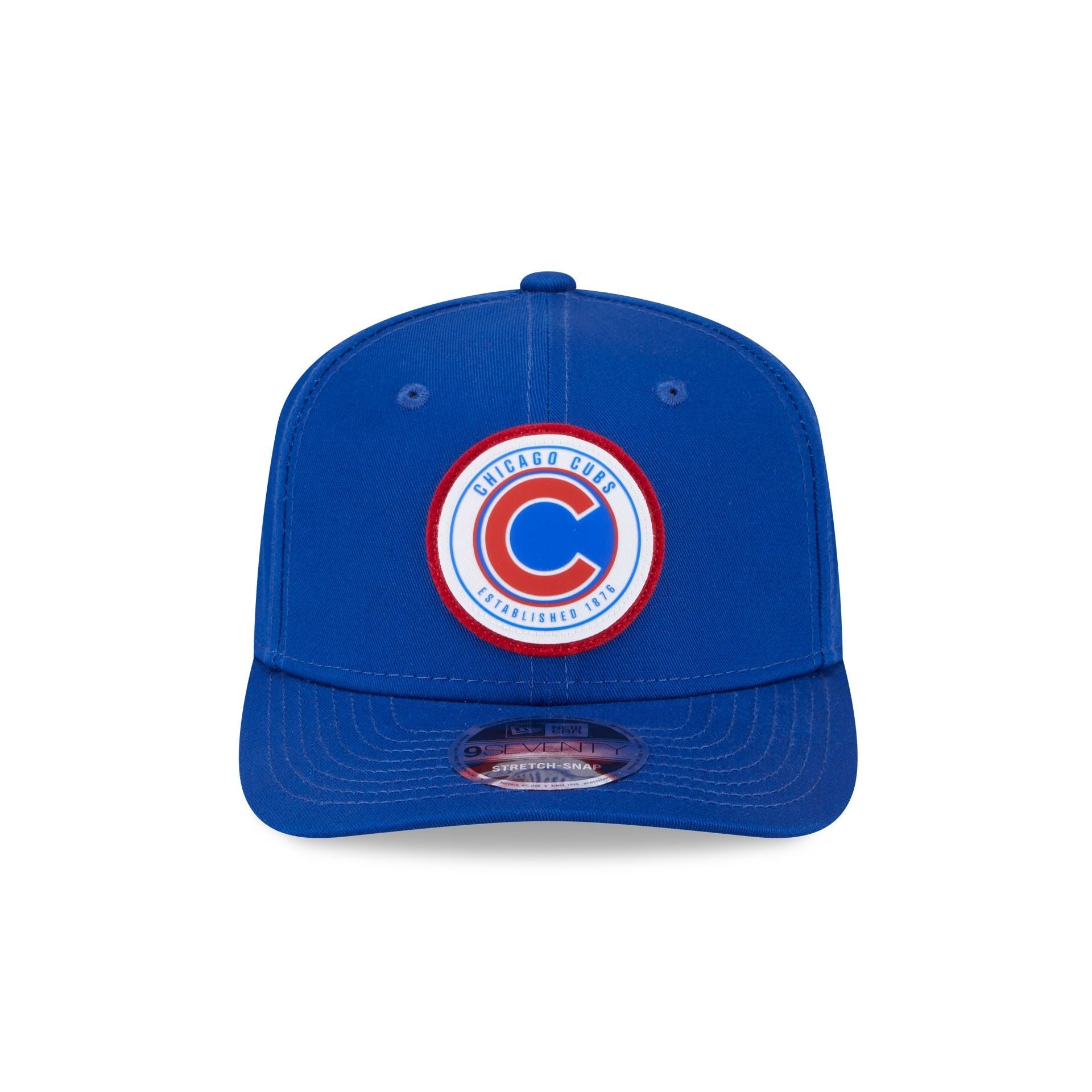 Chicago Cubs Circle Patch 9SEVENTY Stretch-Snap Hat