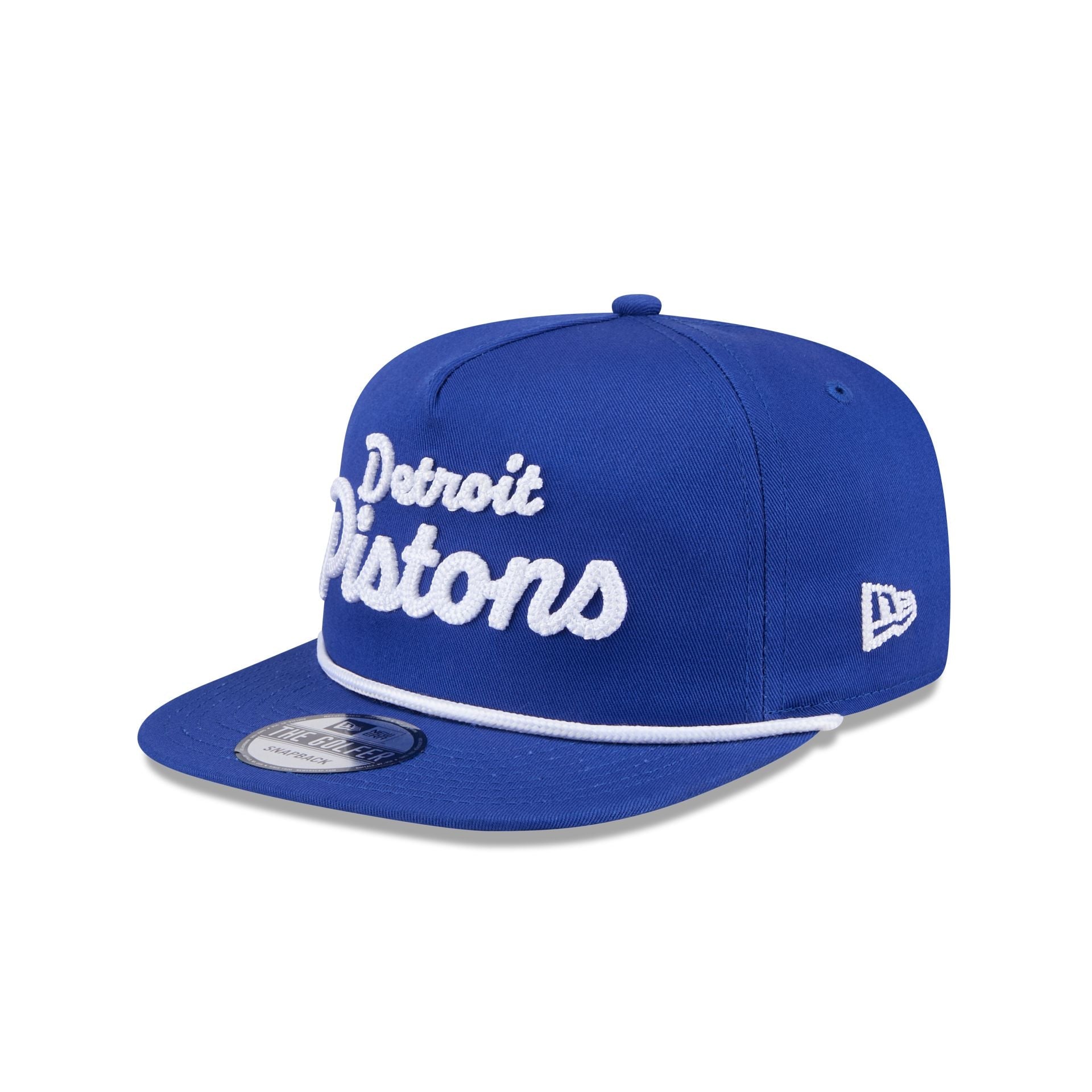 Detroit Pistons Team Text Golfer Hat