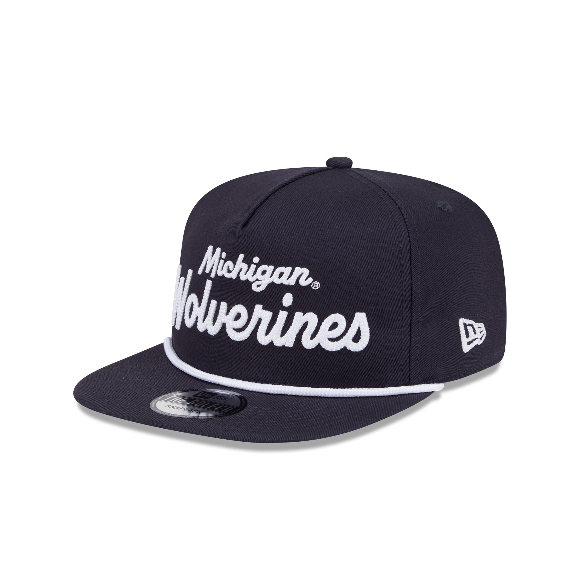Michigan Wolverines Team Text Golfer Hat